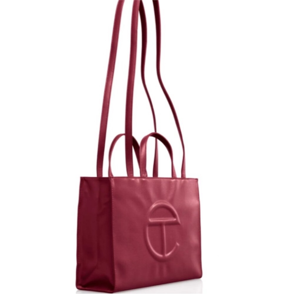 Telfar Berry Red Shopper Tote